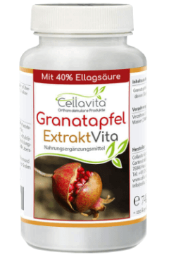 Cellavita Granatapfel Extrakt Abbild Tabelle